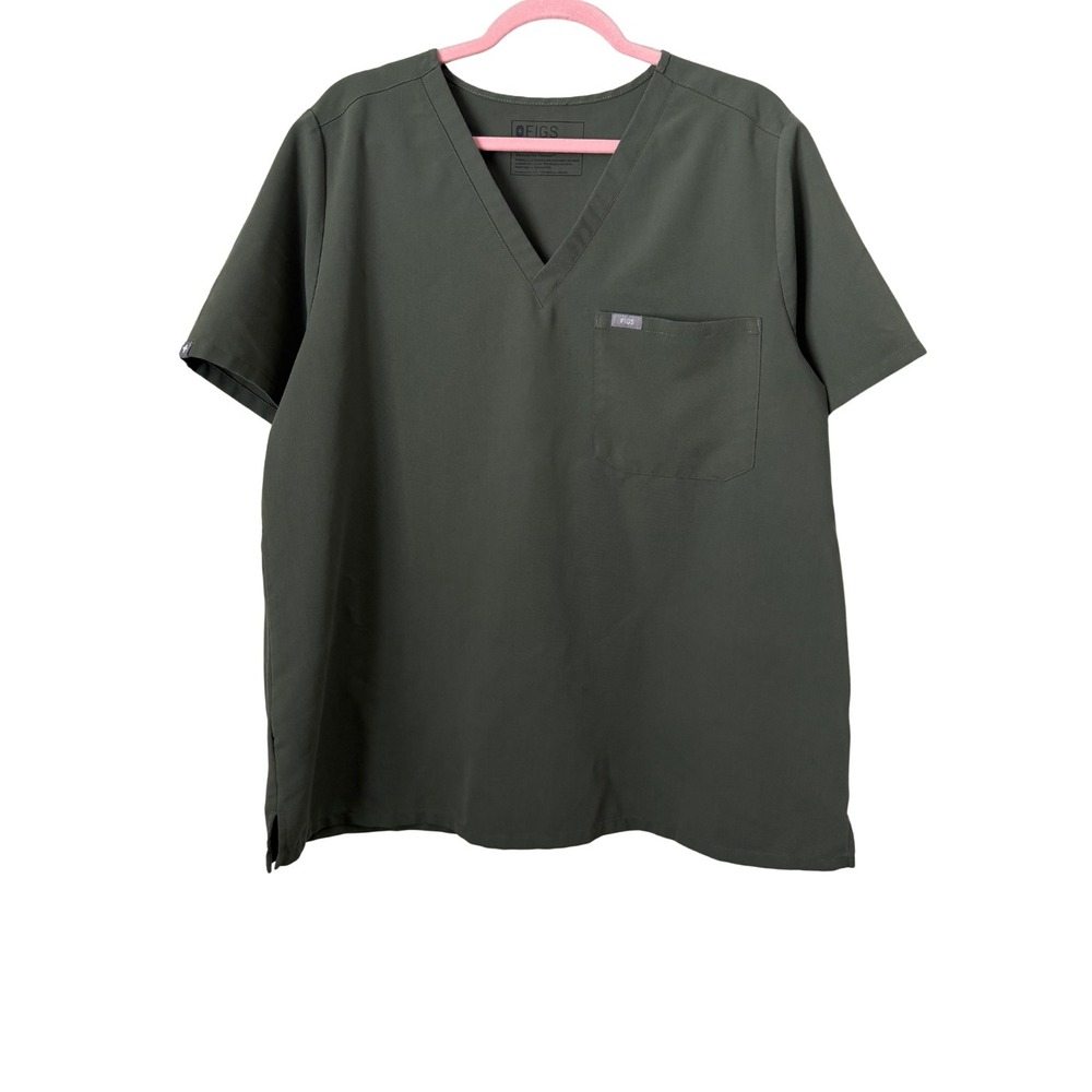 FIGS Scrub Top XXL Green Catarina One-Pocket Technical Collection FW1000